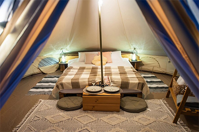 o que é o glamping