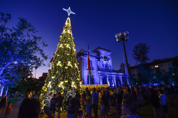 árbol de navidad en chile